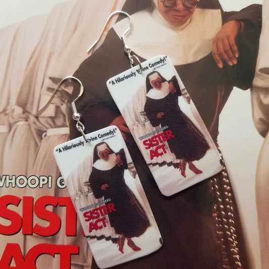Sister Act VHS Cover EARRINGS