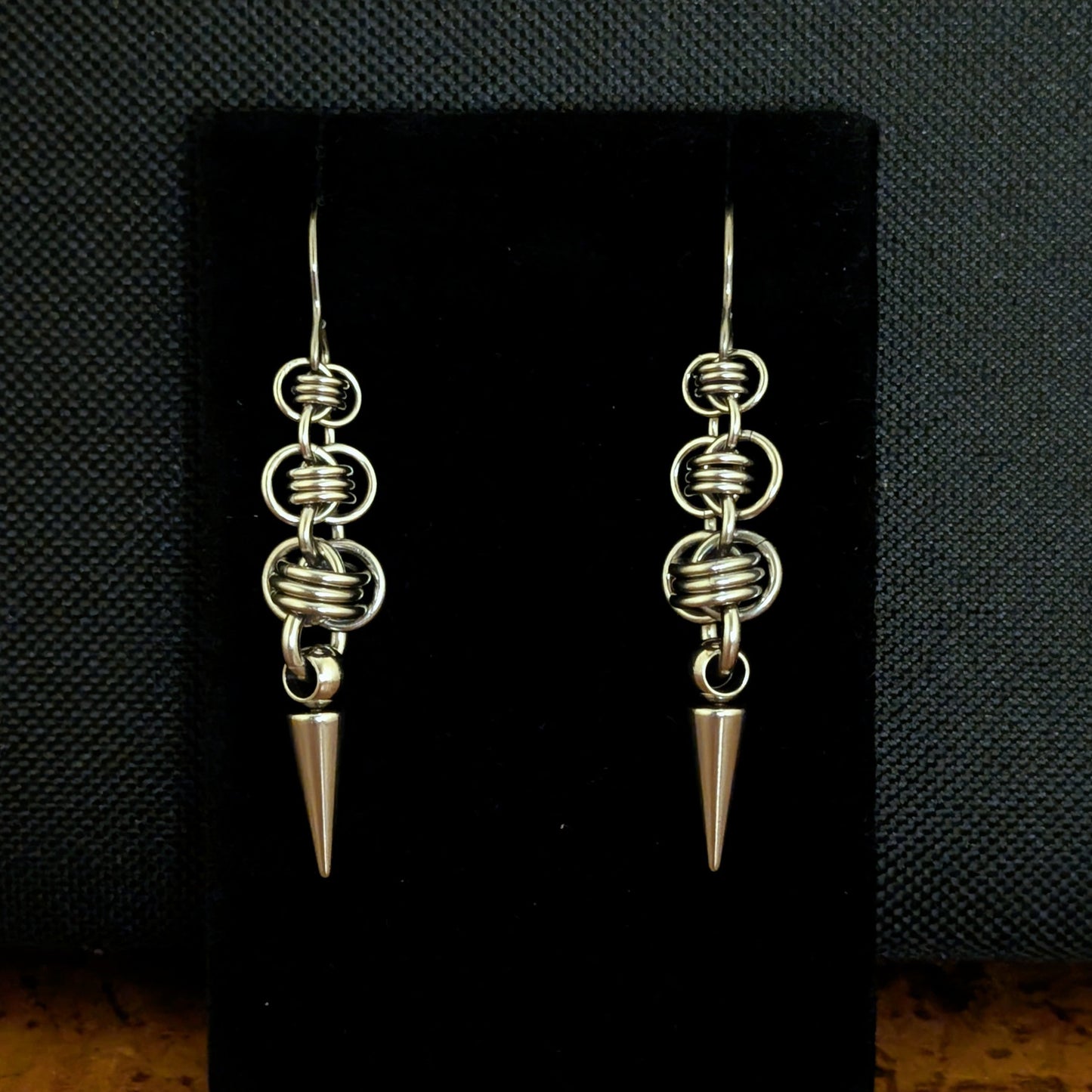 Spiked Triad EARRINGS by Sixth House Ego
