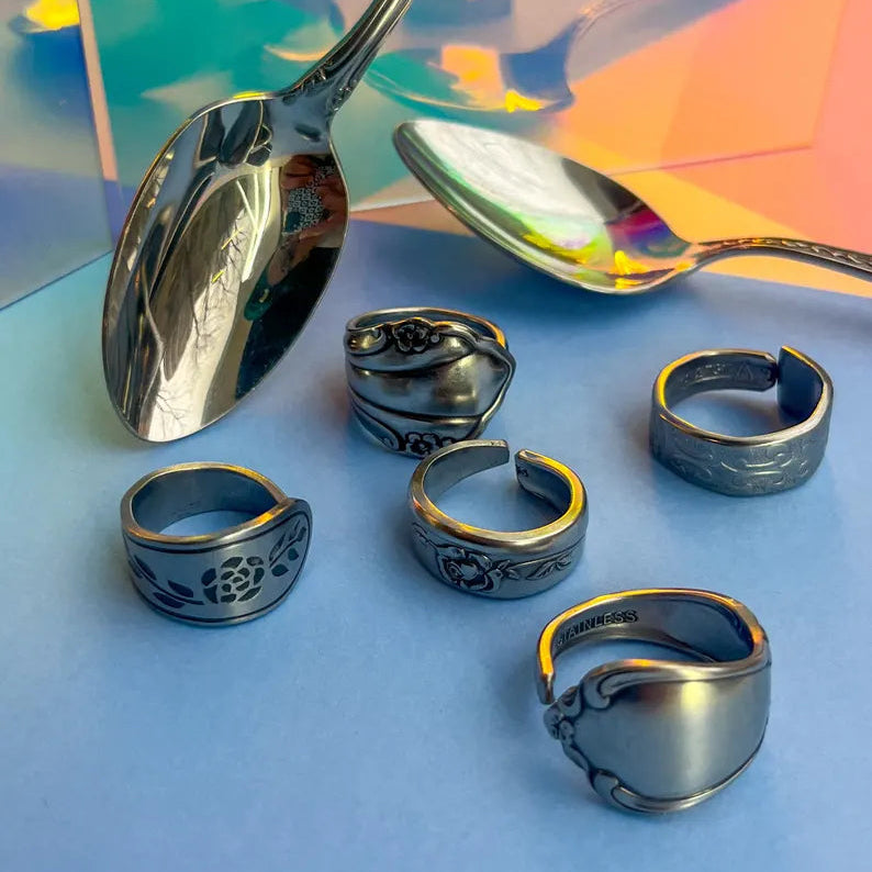 Vintage Spoon RING size 9