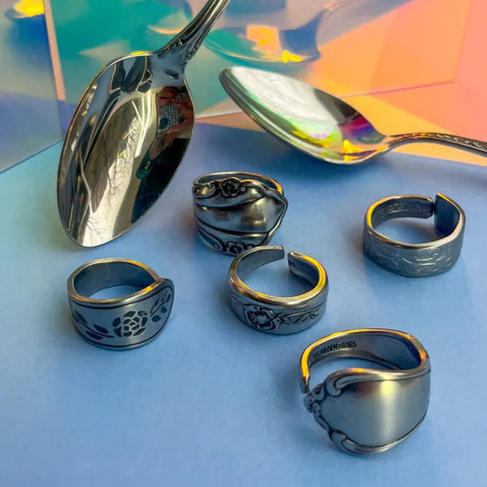Vintage Spoon RING size 9