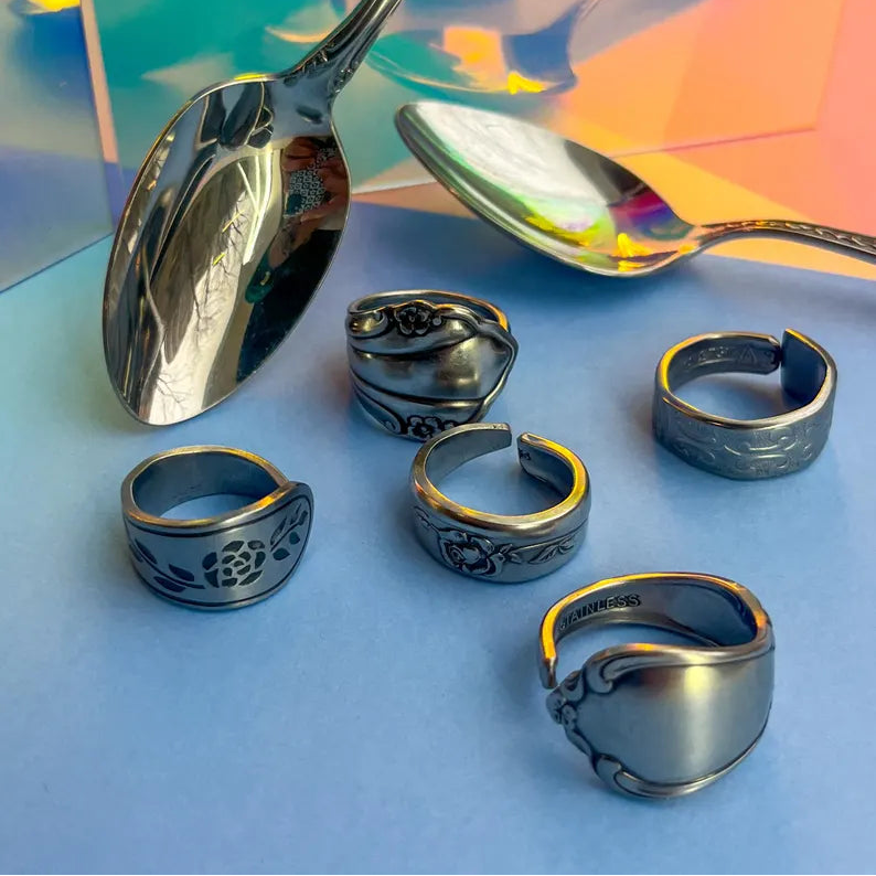 Vintage Spoon RING size 8