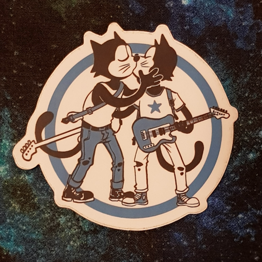 Kissing Cats STiCKER