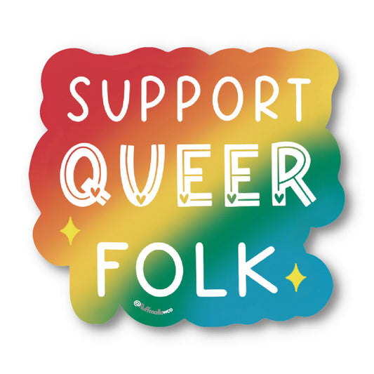 Support Queer Folk STICKER