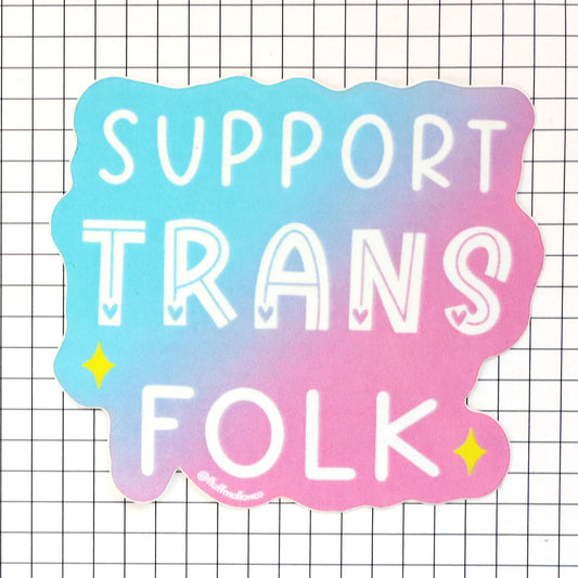 Support Trans Folk STICKER