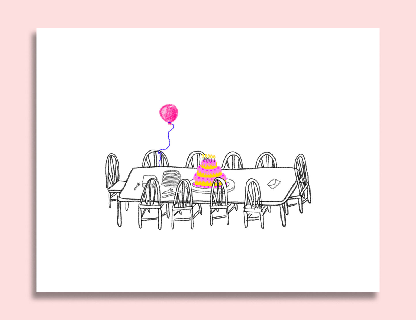 Party Table CARD