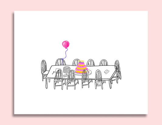Party Table CARD