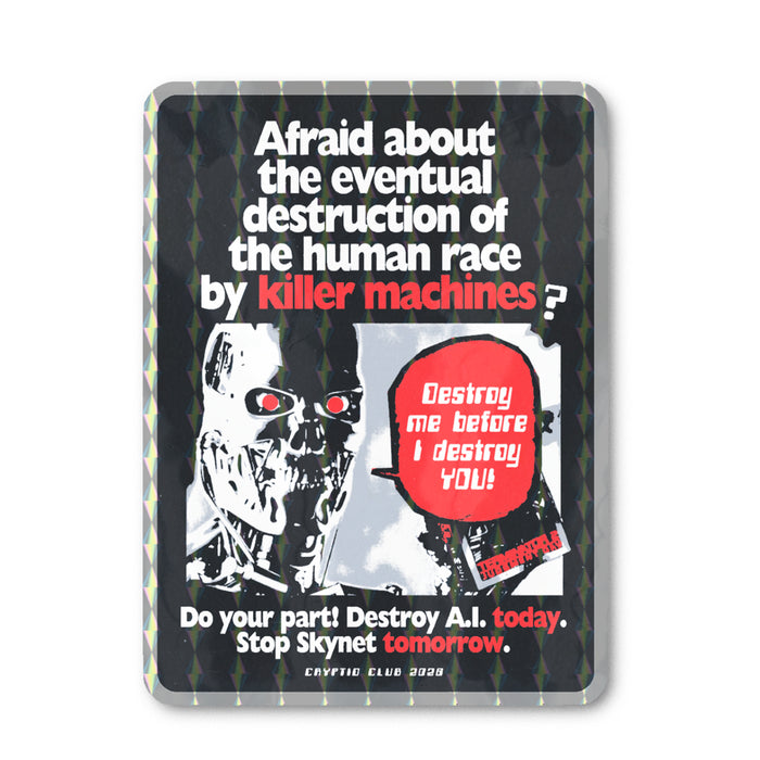 Killer Machines Holographic STiCKER