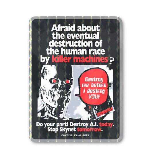 Killer Machines Holographic STiCKER