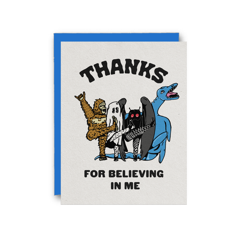 Thanks for Believing in Me Blank GREETiNG CARD