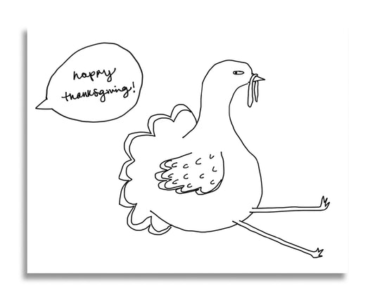 Thanksgiving Turkey Side Eye CARD