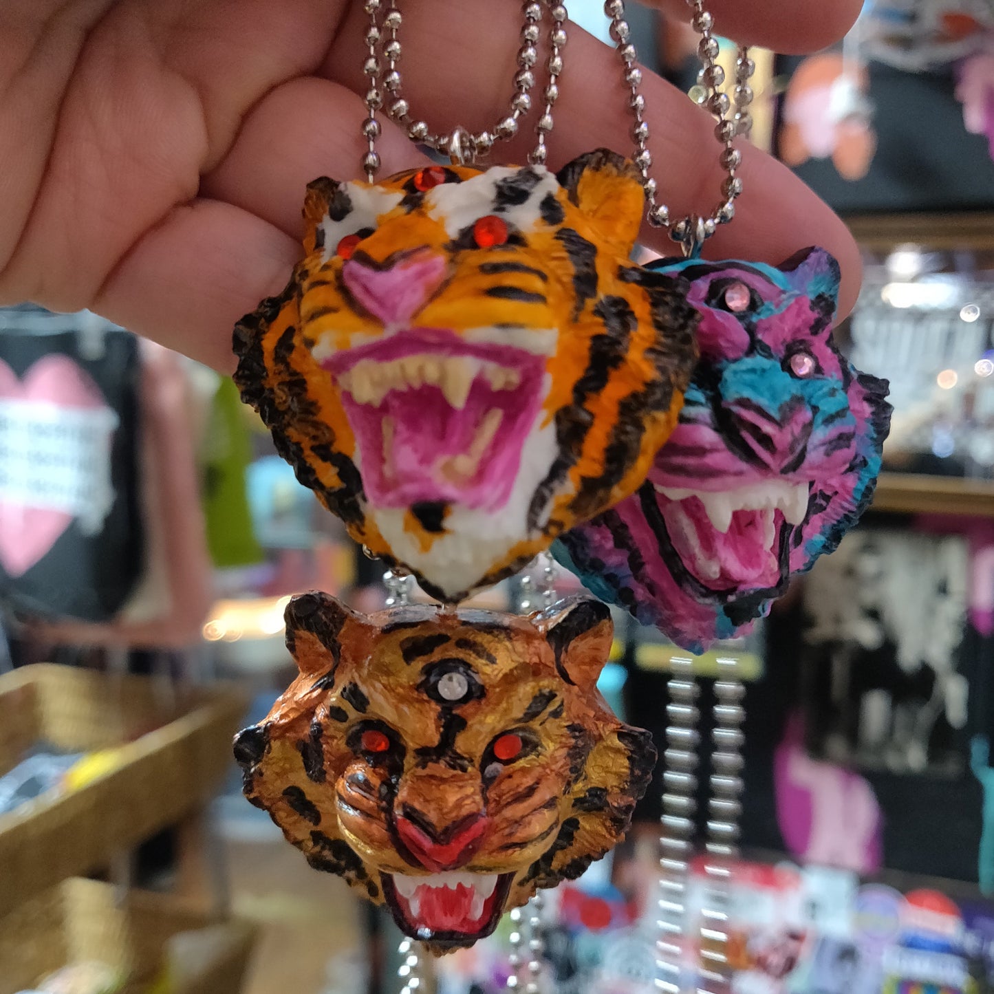 Tiger Hand-sculpted Necklaces