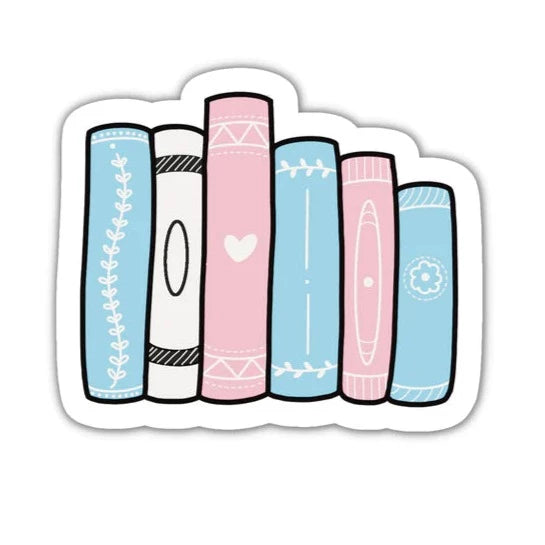 LGBTQ+ Queer Books Stack STICKERs