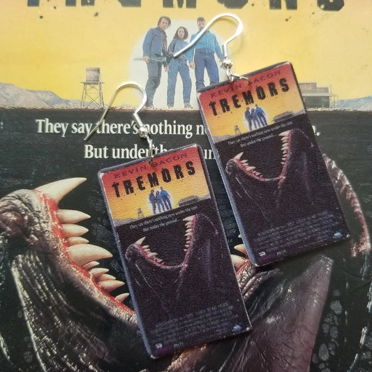 Tremors VHS Cover EARRINGS