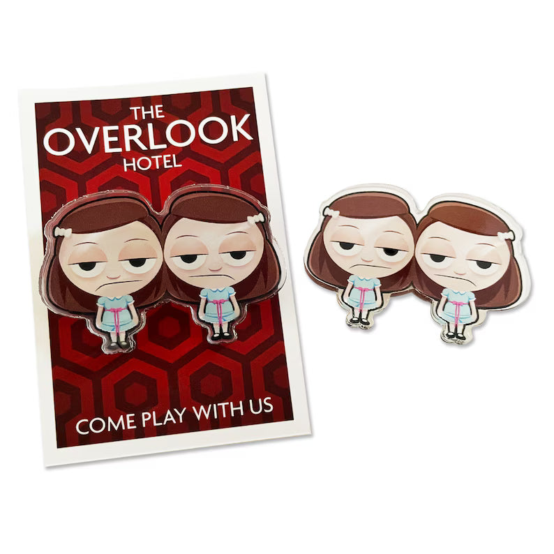 Overlook Twins ACRYLIC PiN by mattcandraw