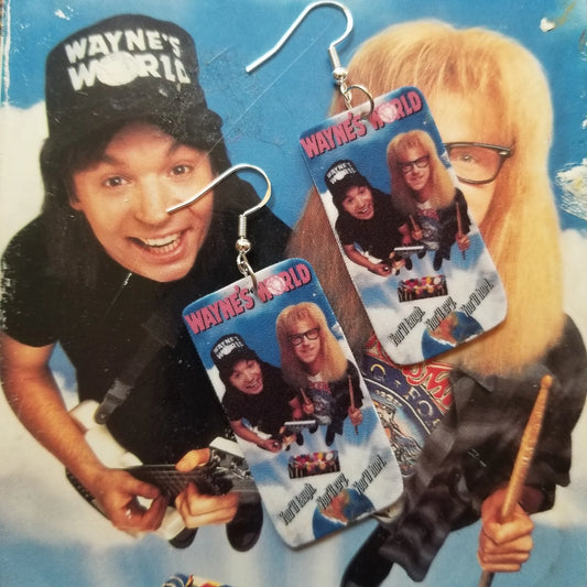 Party On VHS Cover EARRINGS