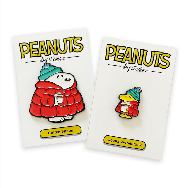Winter Snoop and Woods ENAMEL PiN by mattcandraw
