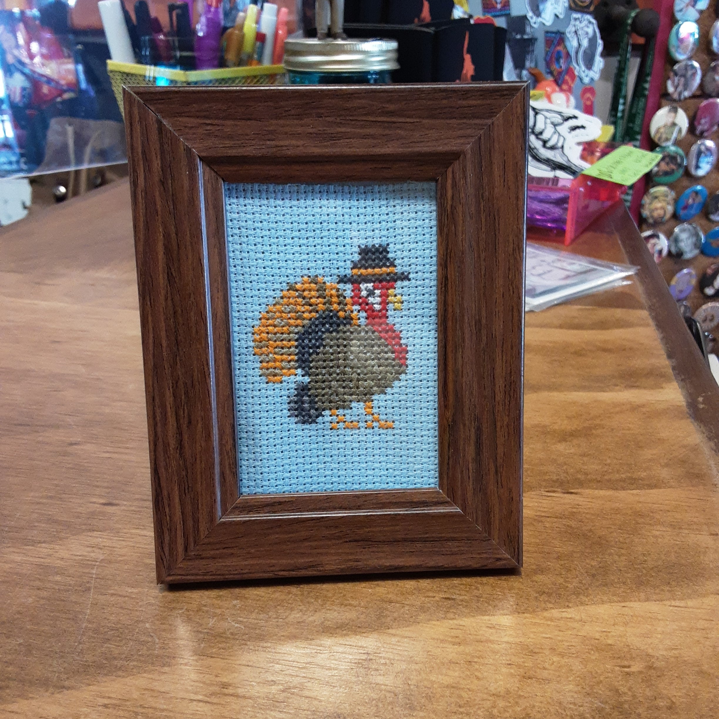 Turkey Framed Cross-Stitch