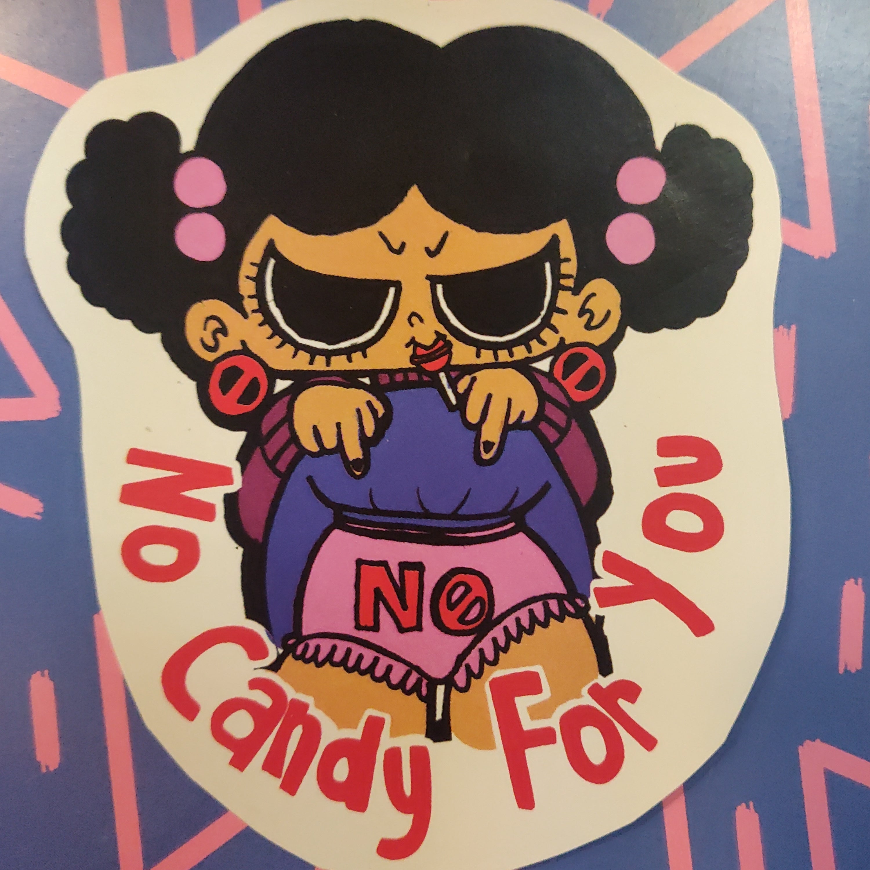 No Candy For You STICKER by Riot NJ