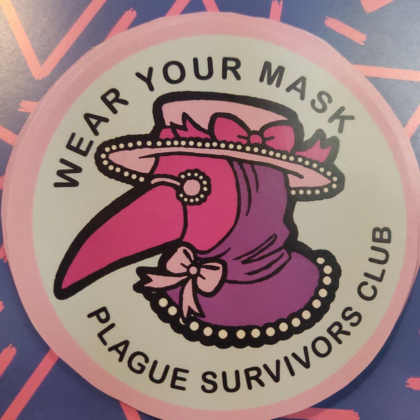Plague Survivors Club STICKER by Riot NJ