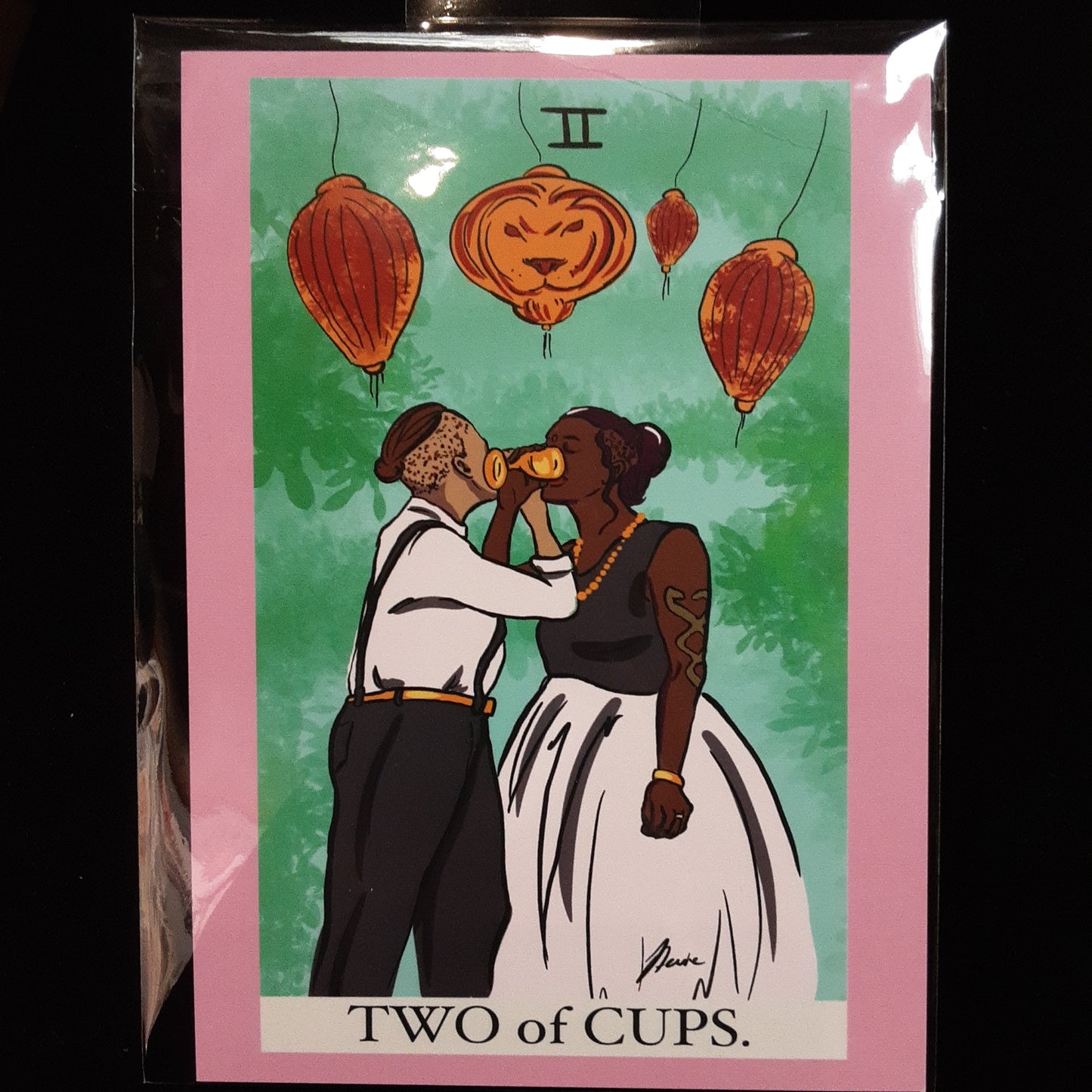 Two of Cups 5x7" PRINTS by Stevie Laney