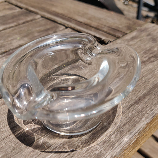 Clear Small ASHTRAY by W.C. Glass