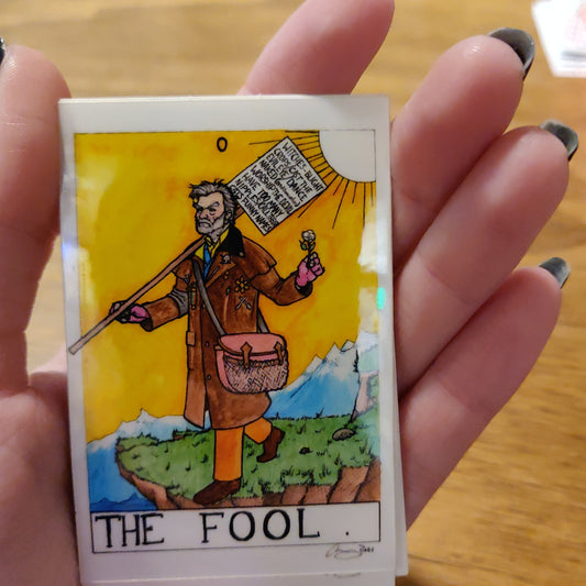 The Fool Good Omens Tarot STICKER