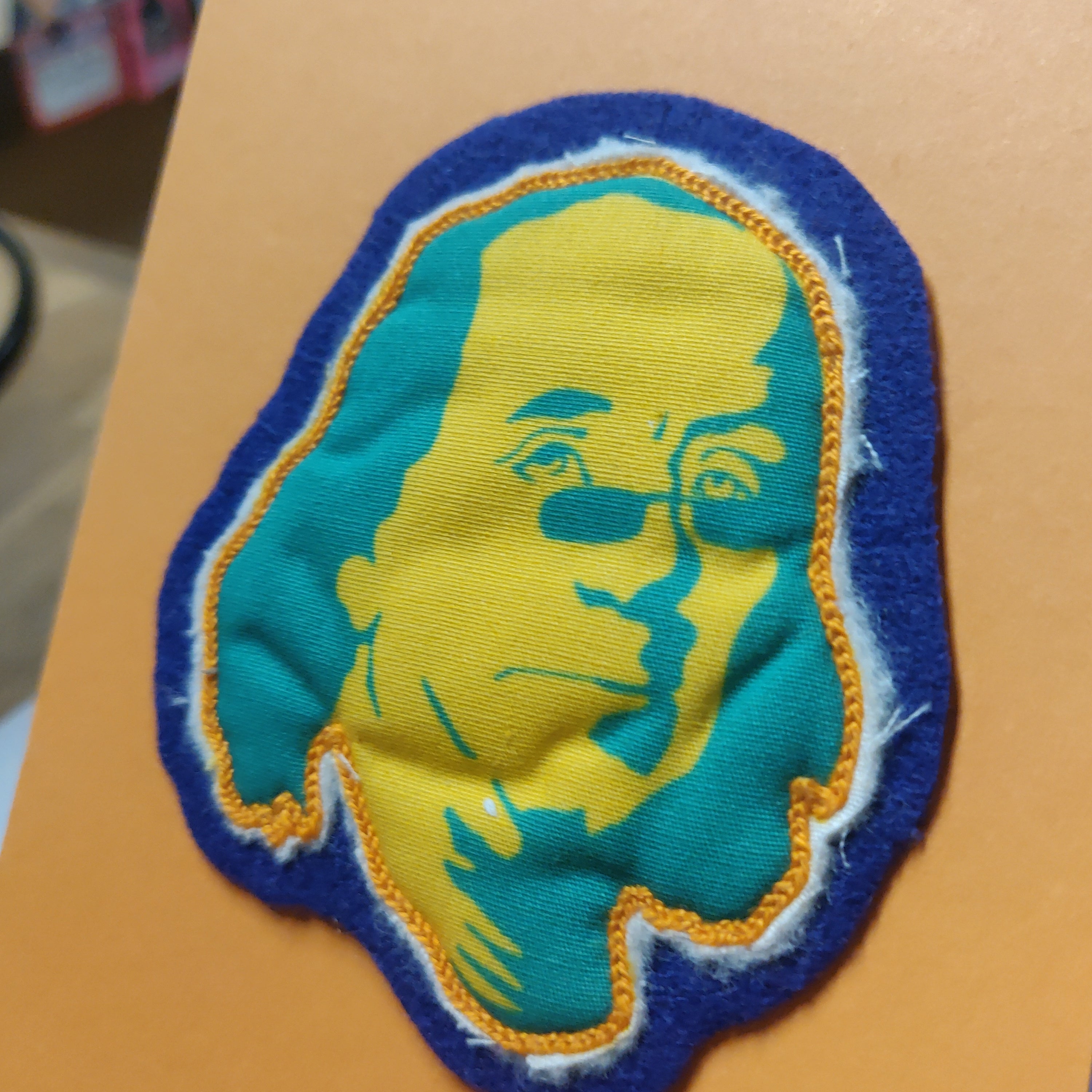 Ben Franklin Pillowed Iron-On PATCH