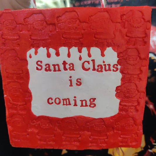 Santa Claus is Coming Wall Hanging