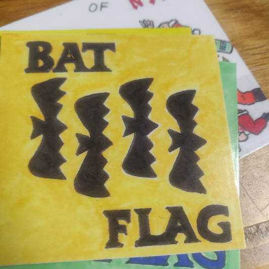 Bat Flag STICKER