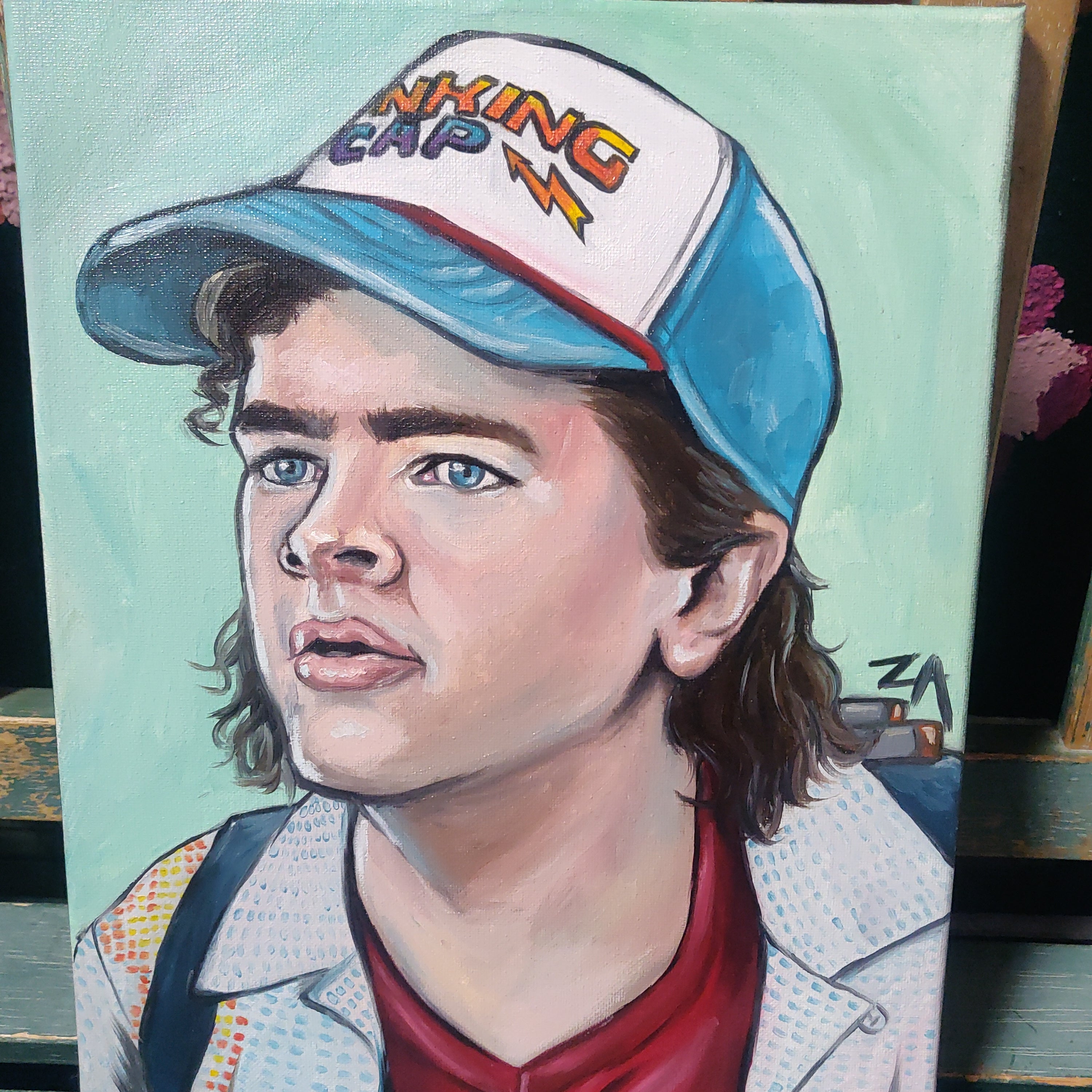 Dustin Original Oil PAINTING – SouthStreetArtMart