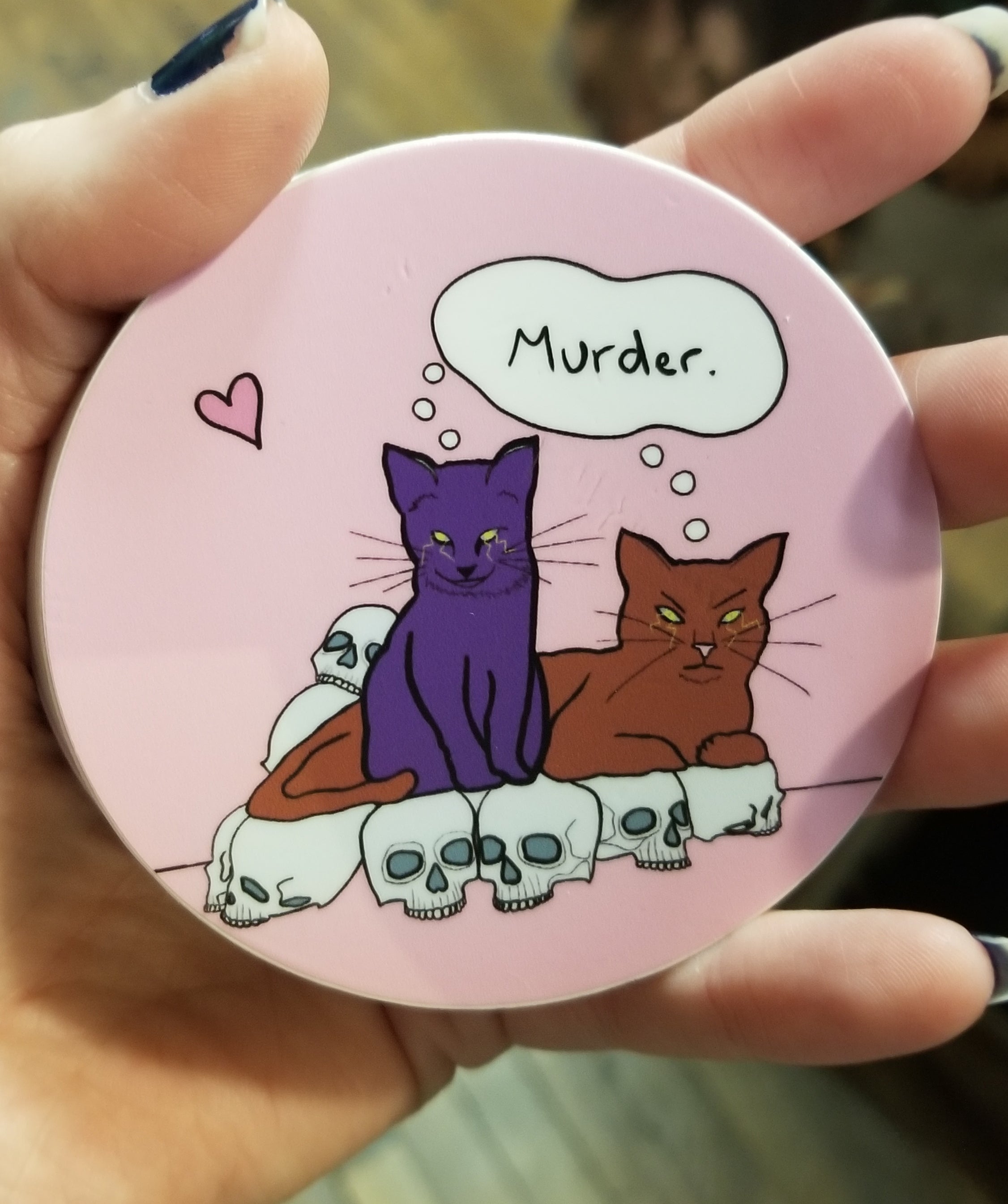 Murder Cat STICKER