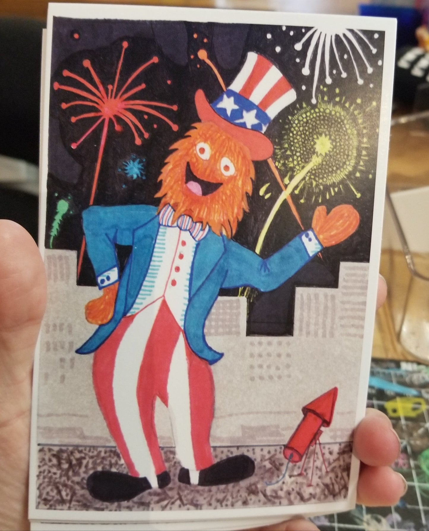 Grit on the 4th of July POSTCARD