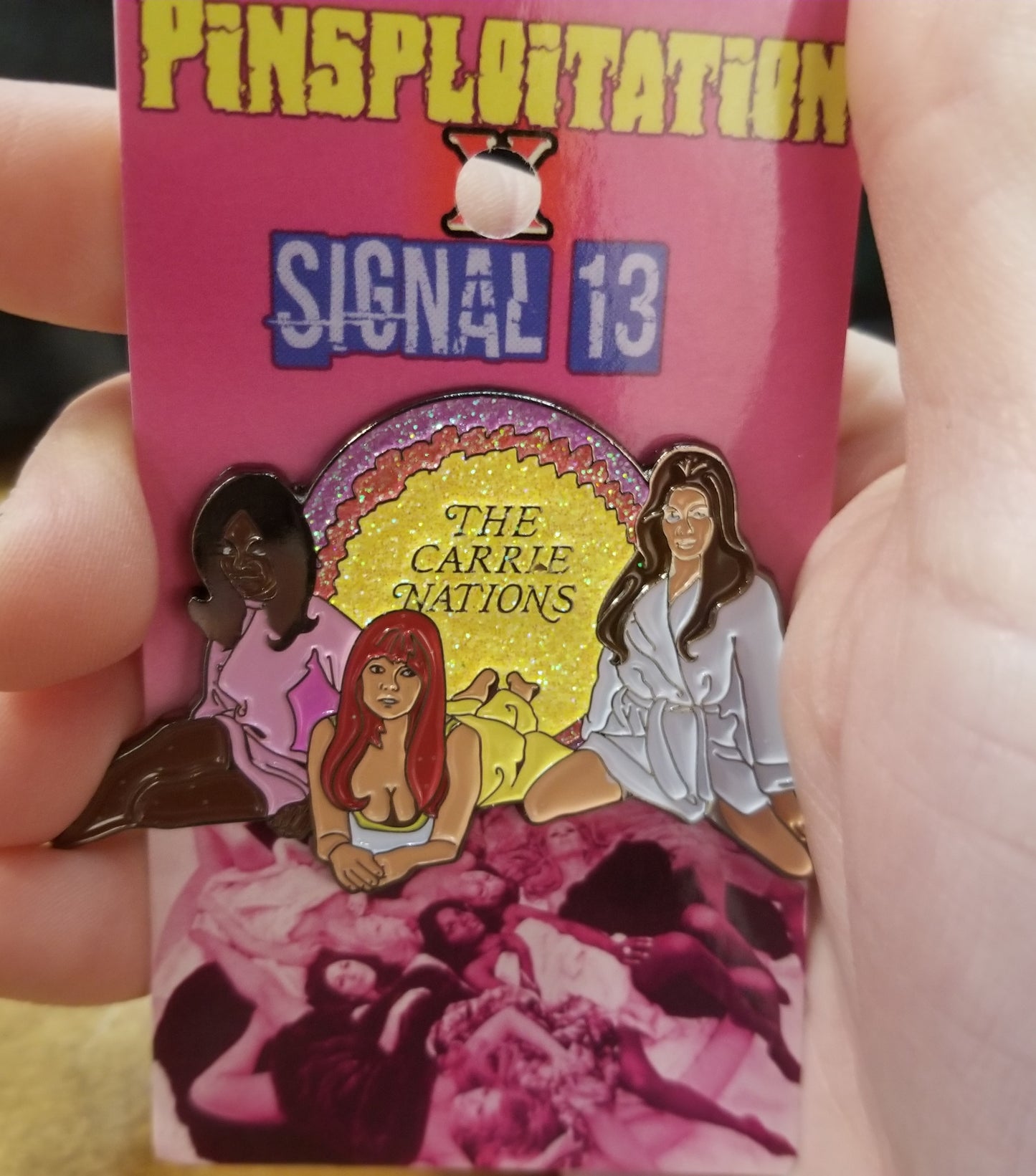 The Carrie Nations ENAMEL PIN