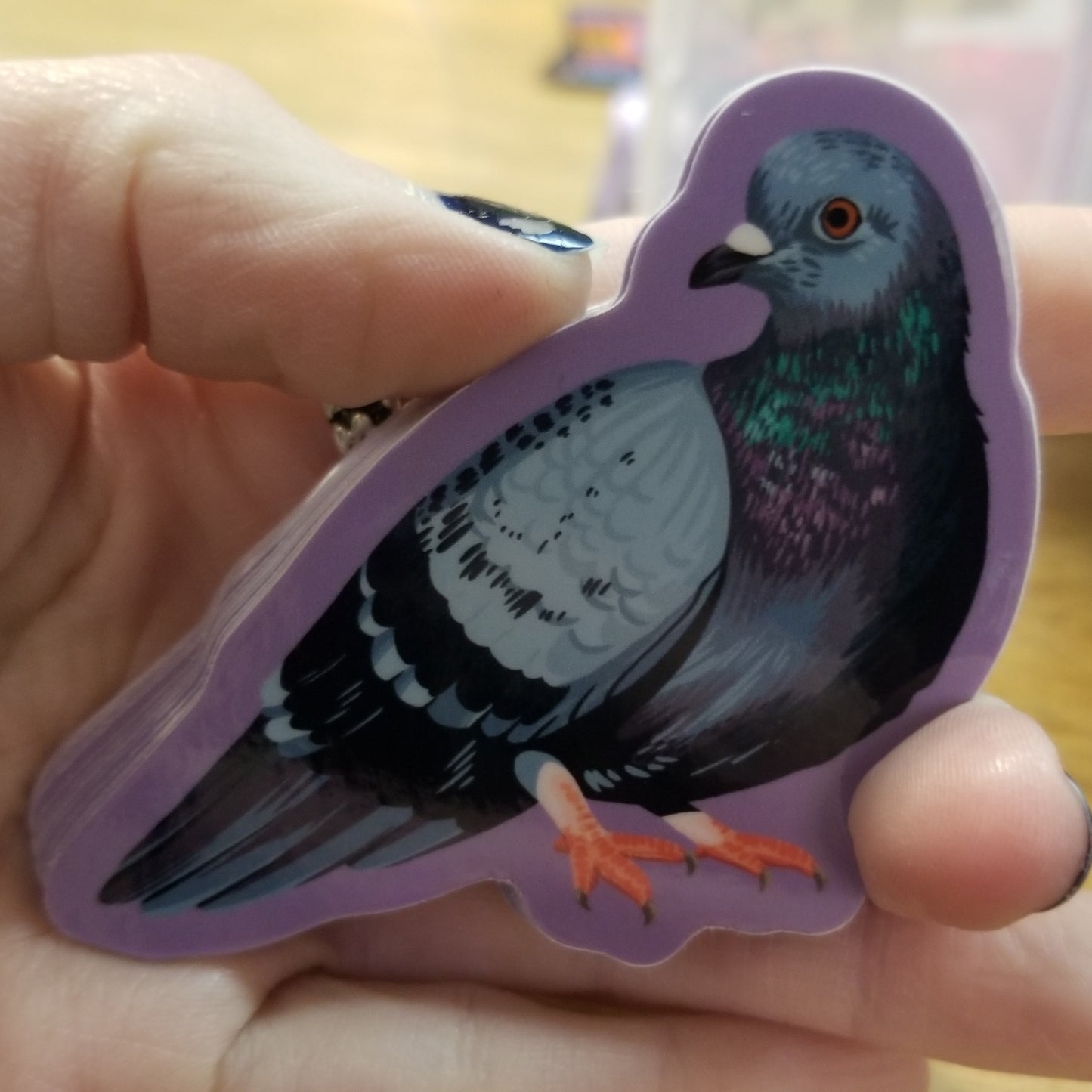 Pigeon STICKER by @SophieMargotArt