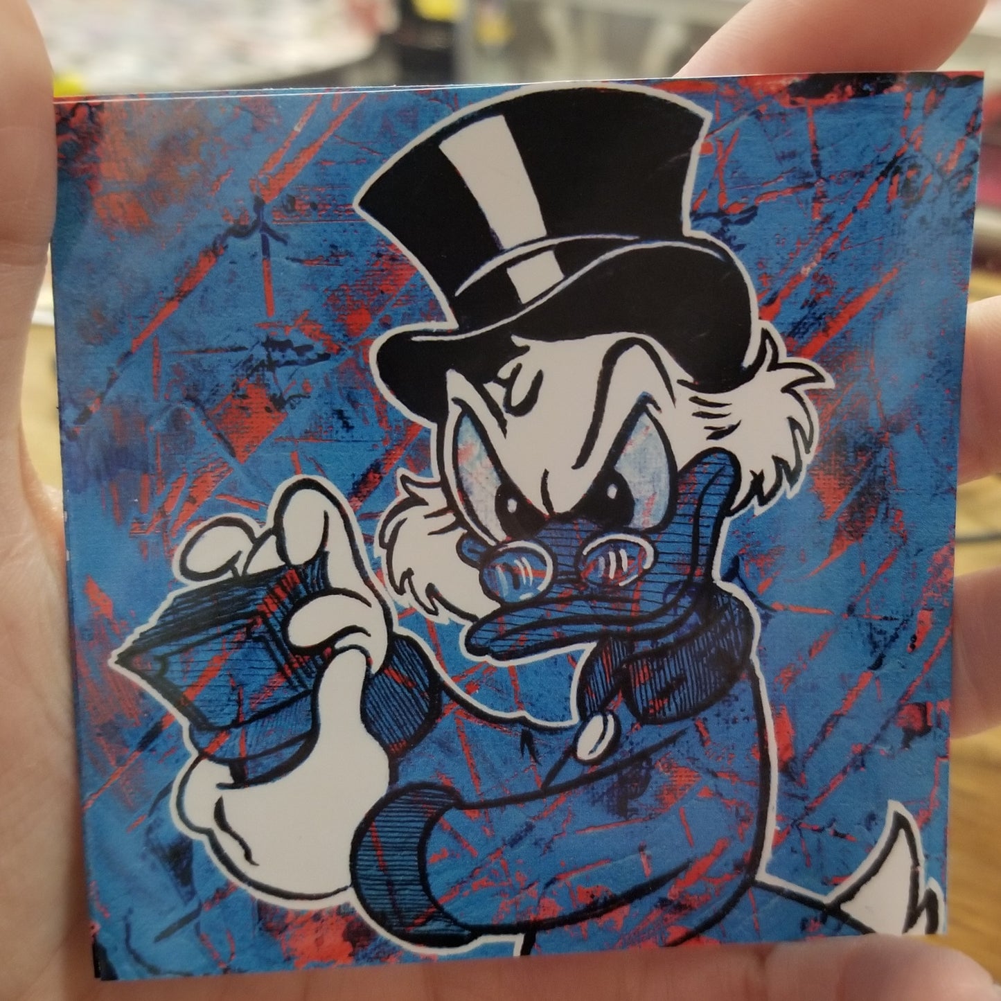 Scrooge STICKER