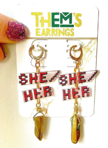 She/Her Pronoun EARRINGS