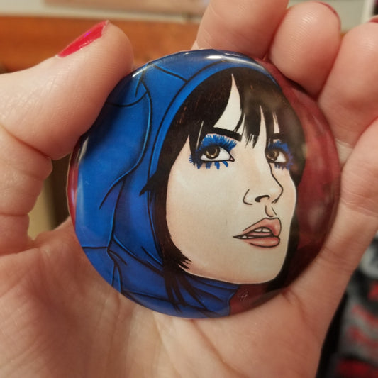 Haley 2 1/4 PIN BACK BUTTON