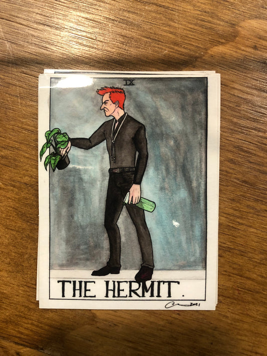 The Hermit Tarot STICKER