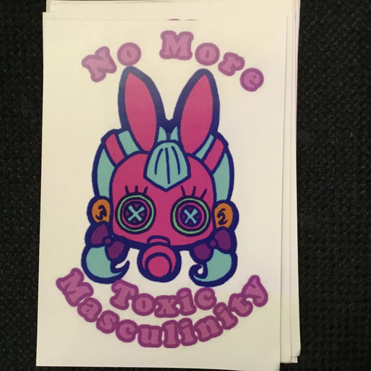No More Toxic Masculinity STICKER by Riot NJ
