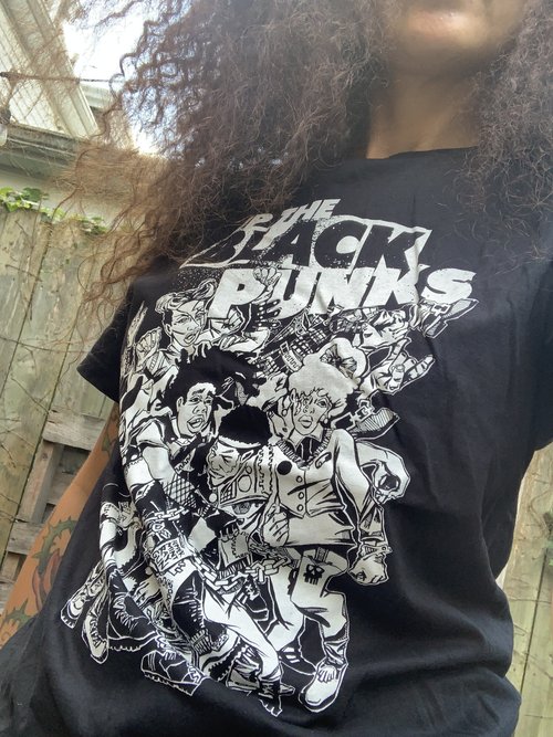 Up the Black Punks T-SHIRT by Peppermint Raygun