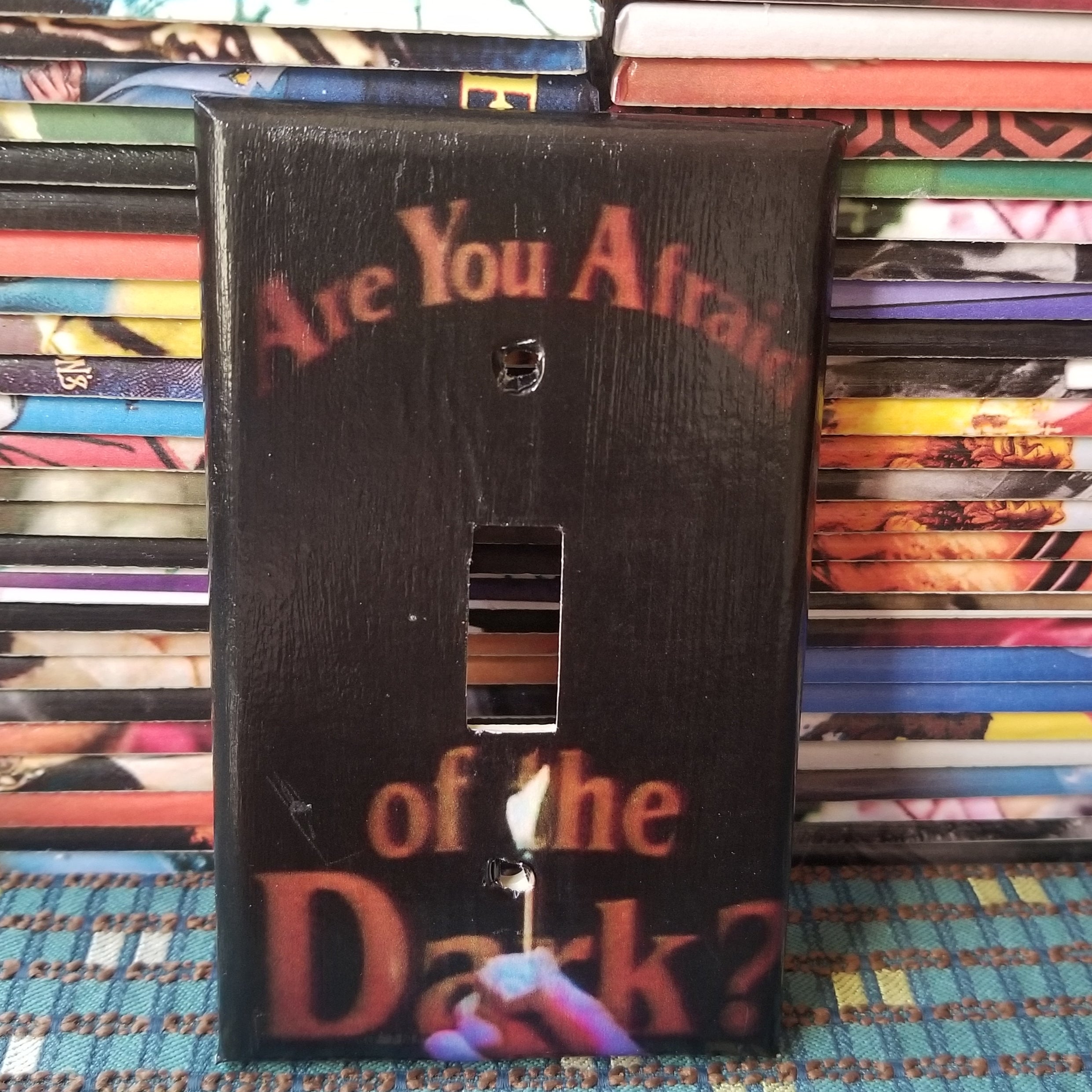 Are You Afraid of the Dark LIGHT SWITCH PLATE