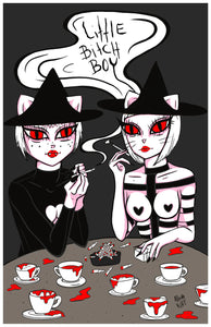 Coffee and Cigarettes  POSTER PRINT by Albino Kitty