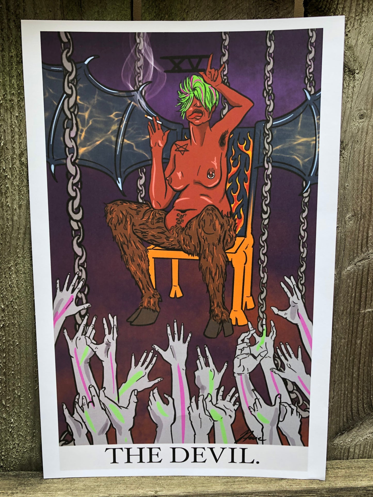 The Devil Tarot Card POSTER / PRINT