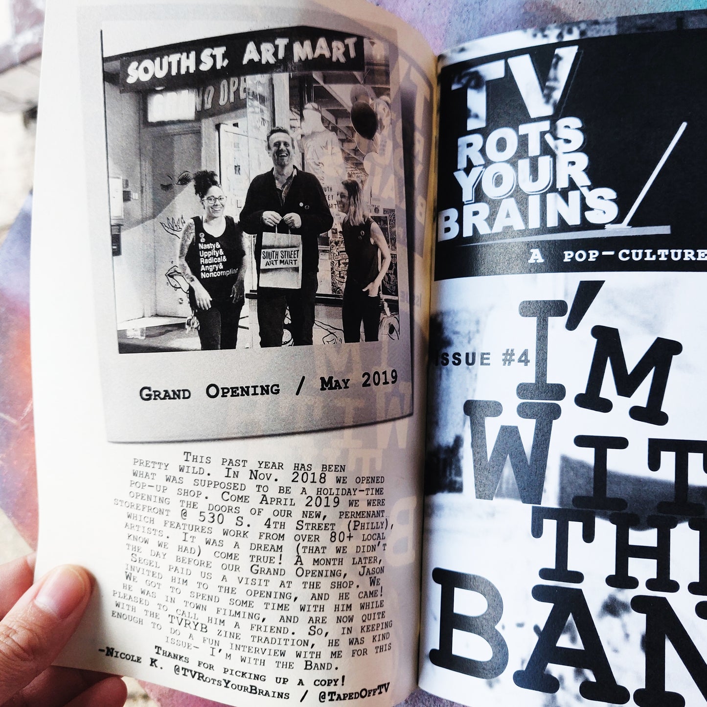 I'm With the Band ~ TV Rots Your Brains ZiNE Issue #4