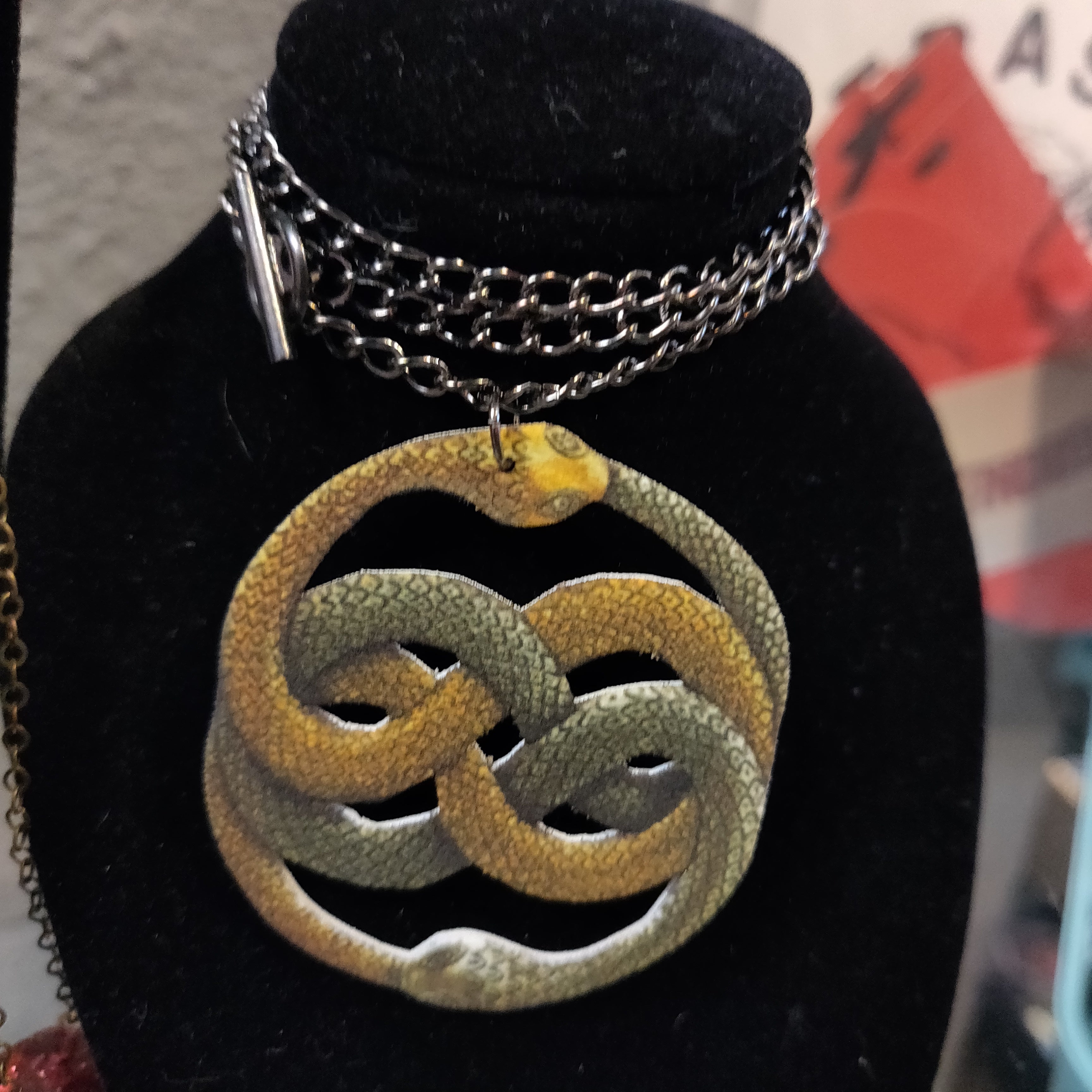 Auryn. Fuljur Dragon Necklace. the Neverending Story the Auryn | Etsy |  Dragon necklace, Polymer clay projects, Magical jewelry