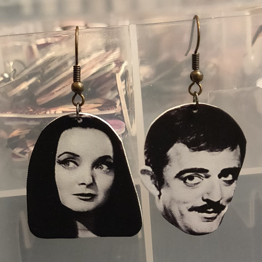 Gomez and Morticia EARRINGS