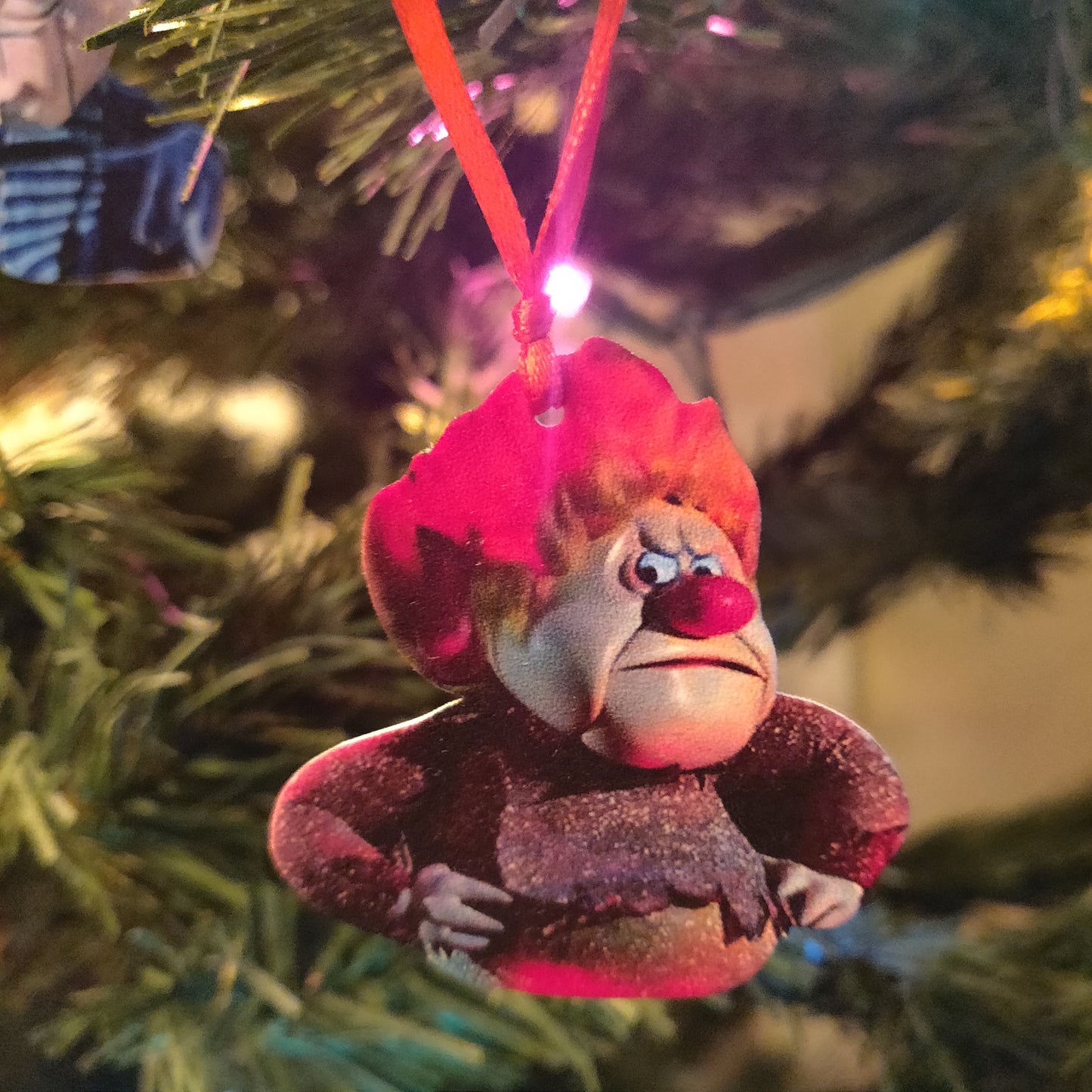 Heat & Snow Miser Set of 2 ORNAMENTS