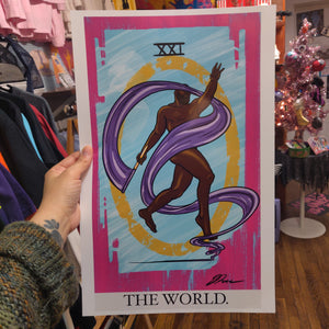 The World Tarot Card POSTER / PRINT 100% DONATION to Abortion Liberation Fund of PA