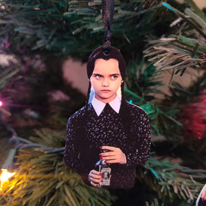 Morticia & Wednesday ORNAMENTS
