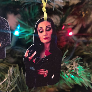 Morticia & Wednesday ORNAMENTS